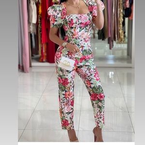 Two piece set pants & top.